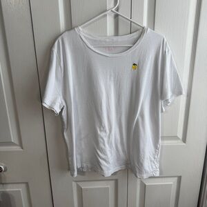 Victorias Secret embroidered lemon short sleeve tee size XXL